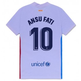Camisolas de futebol FC Barcelona Ansu Fati 10 Equipamento Alternativa 2021/22 Manga Curta